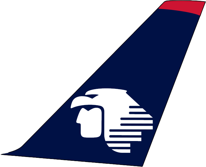 Aeromexico tail fin