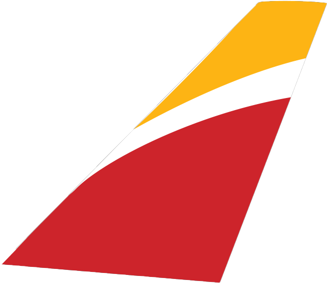 Iberia tail fin