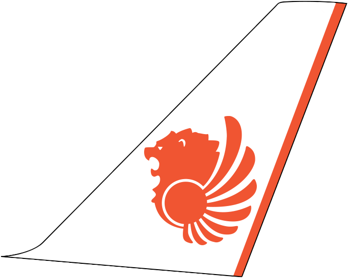 Lion Air tail fin