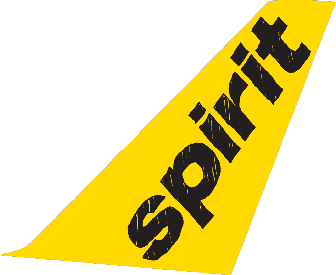 Spirit Airlines tail fin
